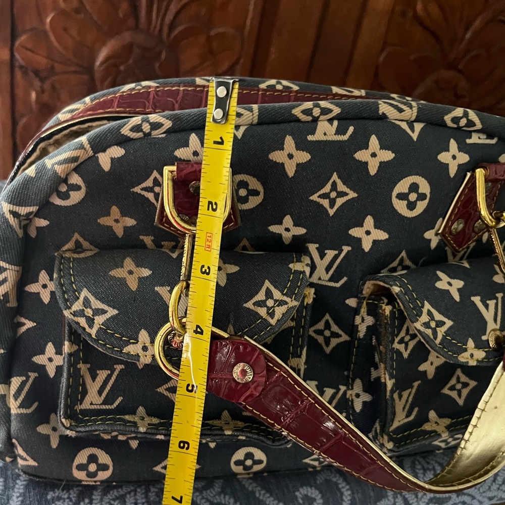 Monogram denim Canvas Shoulder Bag -
Very pretty look at all pictures. - Picture 11 of 16